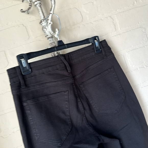 Vineyard Vines jeans Black High-Rise Kick Flare size 27‎ tux velvet striped - Picture 5 of 9